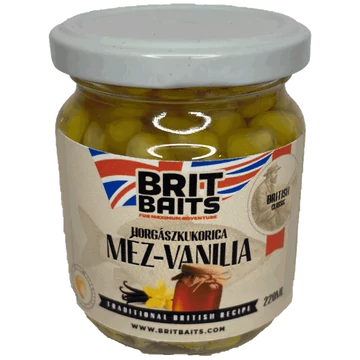 BritBaits Horgászkukorica Méz-Vanilia 220ml