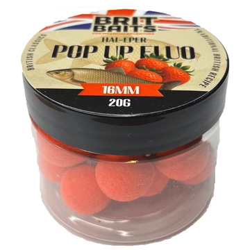 BritBaits Pop Up fluo Hal-Eper 16 mm